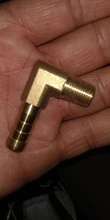 Brass Hose Barb Fitting Elbow 6mm 8mm 10mm 12mm 16mm To 1/4 1/8 1/2 3/8 BSP Male Thread