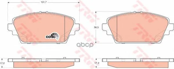Disc Brake pads Trw/Lucas Gdb3227 TRW/Lucas. GDB3227