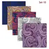 5 Pieces Colorful Assorted Mens Pocket Square Classic Handkerchief Set ► Photo 3/6