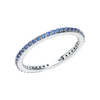 

Silver ring with cubic zirconia sunlight sample 925