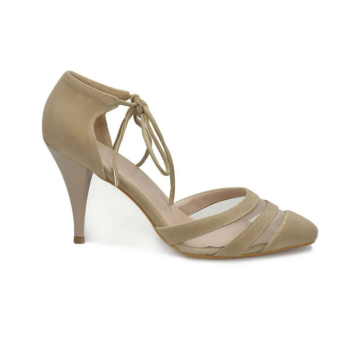 FLO DS18042 Beige Women Dress Shoes Miss F