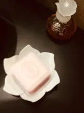 Soap-Box Sponge-Holder Bathroom-Soap Kitchen Silicone Petal-Shape with Anti-Slip Flower