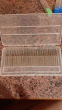 Caja de almacenamiento vacía de plástico para brocas de uñas, caja de exhibición transparente para brocas, cortador de fresado de 30 agujeros, accesorios organizadores, herramienta LAB5, Uds.