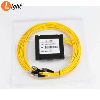 

1/5PCS 1x4 ABS Box PLC Splitter Module 1*4 FC/UPC Fiber Optical PLC Splitter