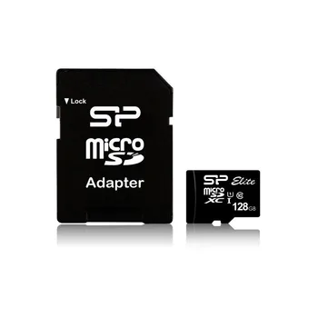 

Silicon Power MicroSDXC 128GB UHS-1 Elite/Cl.10 w/Adap. SP128GBSTXBU1V10SP