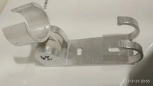 Soporte de ducha de mano montado en la pared de aluminio sólido, gancho de Pedestal, accesorios de ducha, YT-5177, envío gratis, 1 ud. Por lote