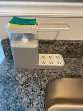 Soap-Dispenser Liquid-Soap Kitchen Organizer Sponge-Rack Cleaning-Tools 3-In-1 Dishcloth-Towel