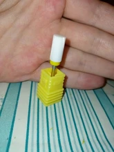 Dmoley-brocas de cerámica y tungsteno para uñas, accesorios para manicura, taladro eléctrico, Color rosa/Negro/azul, 4 colores