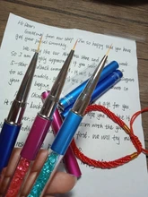 3 unids/lote lentejuelas arte de uñas cepillo dibujo de pintura de la pluma de herramienta de diseño la manicura/7/9/11mm acrílico de decoración de Gel UV herramientas