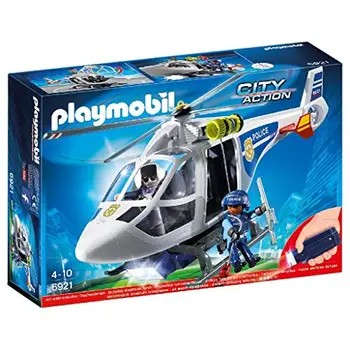 

PLAYMOBIL City Action police helicopter with LED lights, from 4 years (6921)
