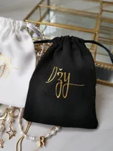 Bolso de diseño de logotipo bolsos con cordones personalizados, embalaje de joyería, elegante, para recuerdo de boda, color rosa, franela, cosméticos, 100