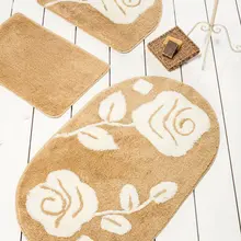 Коврик для ванной | коврик для ванной нескользящие Противоскользящие коврики Пинки камень 3л набор 60X100 cm-50X60 Cm-40X60 см