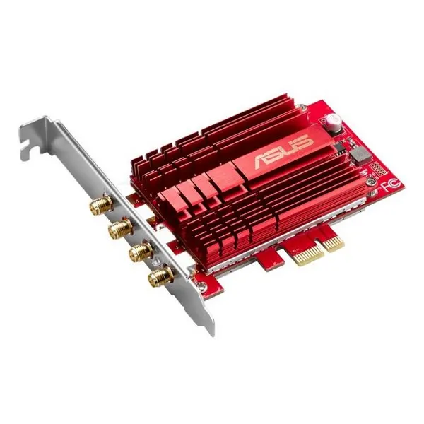 Сетевая карта Asus PCE AC88 2 4 ГГц + 5 черный|Сетевые карты| |
