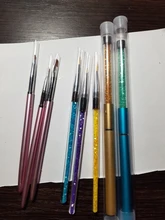 Manicure-Tool Liner Carving-Brush Drawing-Pen Rhinestone-Handle French-Lines Nail-Art