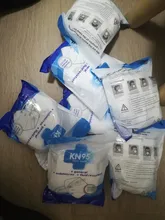 Mascarillas faciales KN95 CE FFP2, máscaras protectoras de 5 capas con filtro, para el cuidado de la salud, transpirables, 95%, 70 Uds.