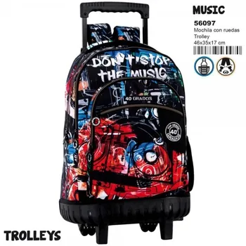 

Trolley compact 40 Degree Dont Stop Music 46x35x17cm