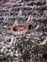 Huitan-anillos de promesa de amor para mujer, joyería de boda, cristal cuadrado pavimentado, circonita, anillo de compromiso de boda elegante, nuevo