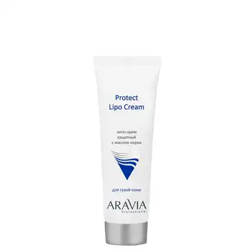 

Lipo cream protective with mink oil protect lipo cream, 50 ml, aravia professional