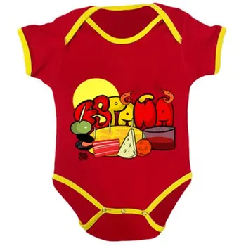 

Baby bodysuit Gastronomy of Spain tops snacks