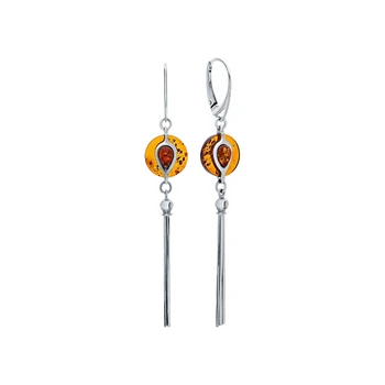 

Silver earrings SUNLIGHT