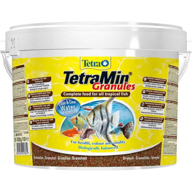Tetra min granules 10.0л гранулы для рыб (4004218201361)