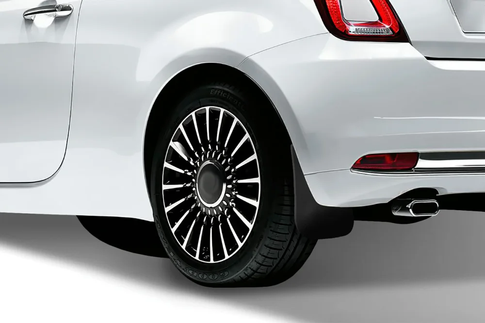 Задний брызговик для Fiat 500 2007~ 2011 2 шт./комплект Брызговики авто автомобиль защита от грязи аксессуары автомобиль Стайлинг