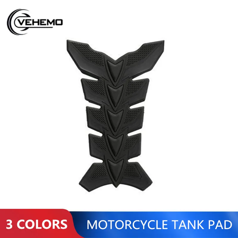 

Vehemo 1PC Carbon Fiber 3D Motorcycle Tank Pad Anti-scratch Tankpad Oil Gas Protector Sticker For Honda kawasaki yamaha suzuki