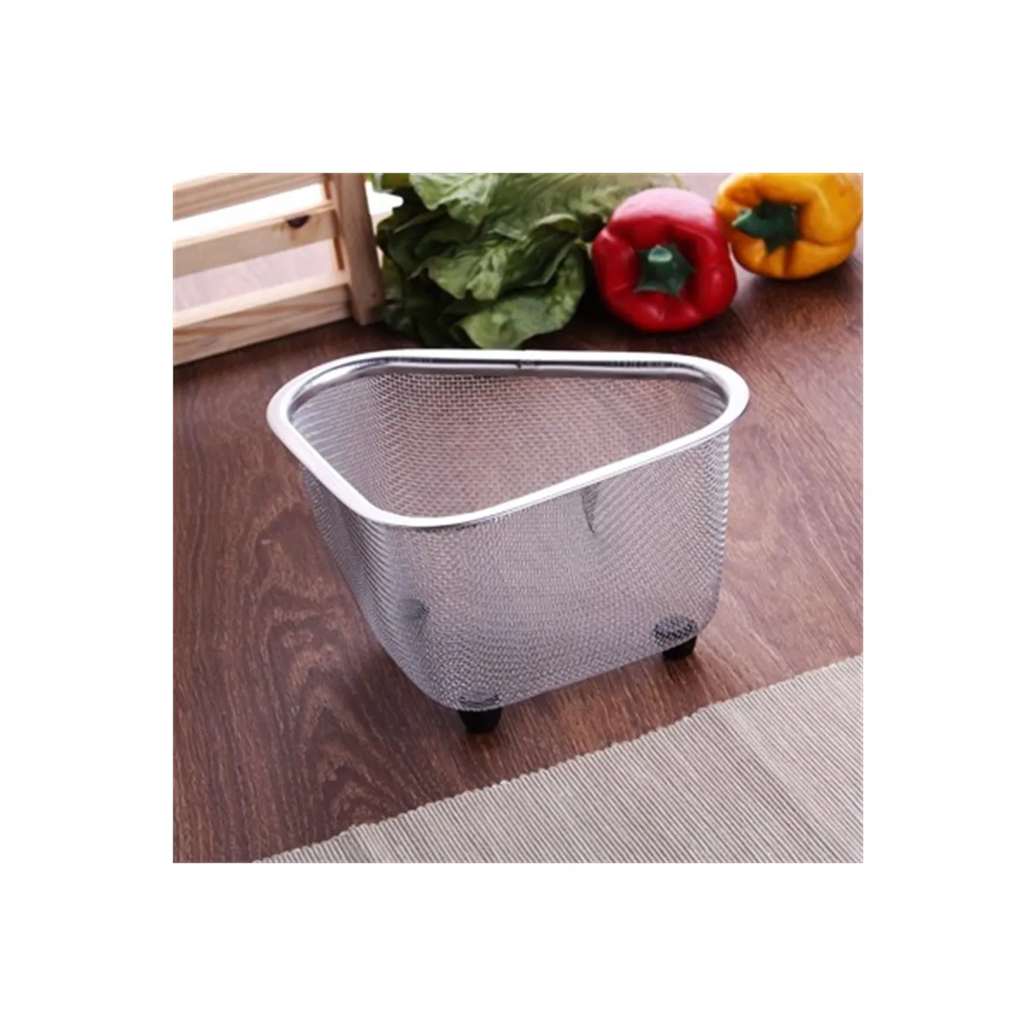 Ситечко для мусора из качественной нержавеющей стали 18x13x10 см | Дом и сад