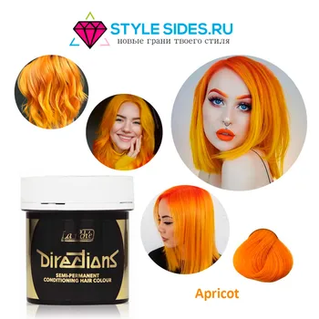 

Hair dye directions apricot (apricot) 88 ml.