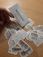 Mr.paper 40 unids/bolsa, 8 diseños, estilo Ins, artículos pequeños, Serie de pegatinas pequeñas lindas, cuenta con la mano, pegatinas de decoración de Material DIY