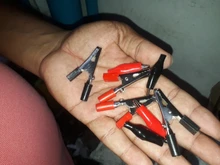 Probe-Meter Alligator-Clip Testing Electrical-Clamp Auto-Battery Crocodile Metal Plastic