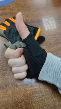 Guantes antideslizantes para ciclismo para hombre y mujer, de medio dedo, transpirables, para deportes de choque, para bicicleta