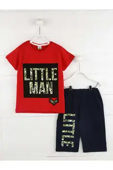 

2020 New Summer Baby Boys Fashion Print Letter Suit Children's Casual Small printed Cotton Sets Children's Clothing
