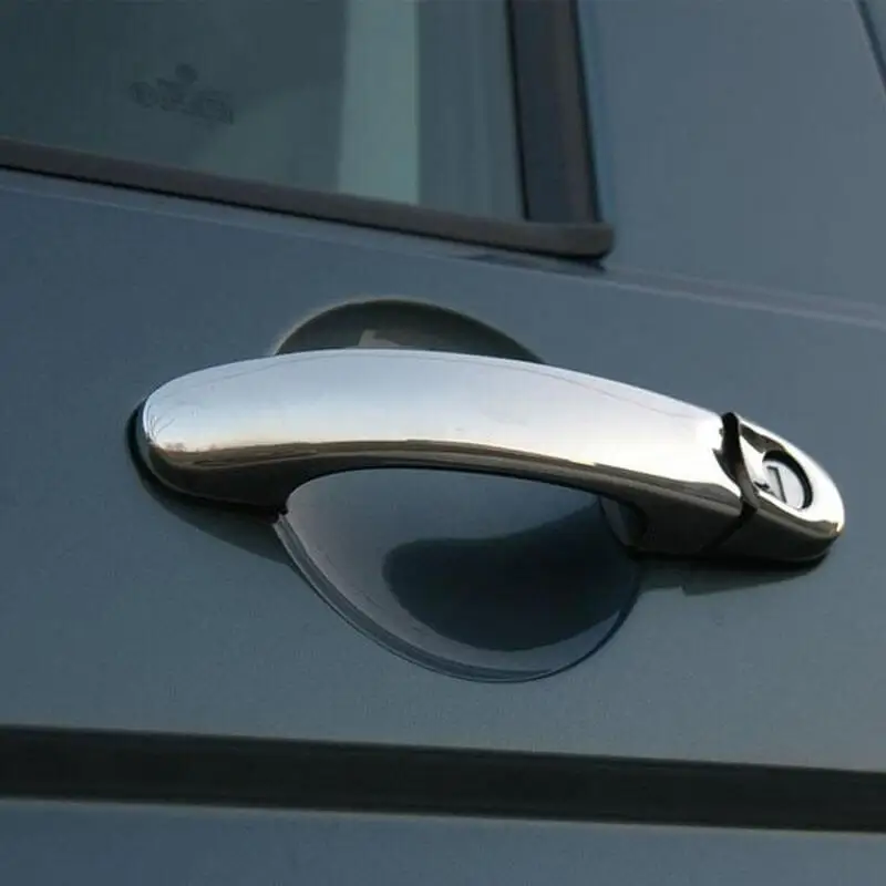 Copertura Cromata Della Maniglia Della Portiera Dell'Auto Per Volkswagen T5 Transporter 2003-2015 3 Pezzi.