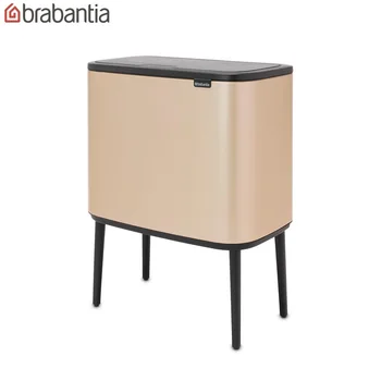 

Бак мусорный Brabantia "Touch Bin Bo" 11х23л, шампань, 304620