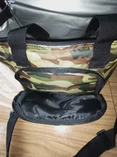 Bolsa de almuerzo Oxford de doble nevera en capas, bolso de almuerzo térmico con aislamiento impreso, bolsa de hombro portátil, bolsa de caja de Almuerzo