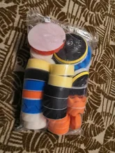 Esponja para pulir autos almohadillas de espuma búfer Kit de la máquina de pulido alfombrillas de cera para elimina arañazos