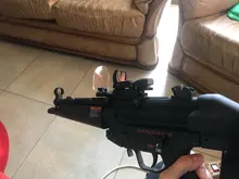 Protector de lentes a prueba de balas para mira telescópica, Protector de lente de punto rojo y verde, plegable, para Rifle, Airsoft, montaje de riel