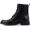 Sail-Lakers Black Leather Zipperless Men Boots ► Photo 3/4