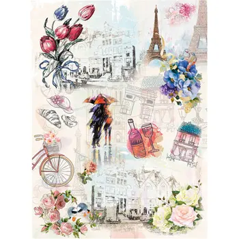 

Rice paper for Decoupage "" craft Premier "", A3, 25 g/m, "Honeymoon" cpd002
