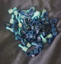 Snap Splice Cable-Connectors Lock Wire-Terminal Crimp-Wire Quick-Electrical 50pcs Waterproof