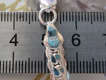 DOTEFFIL-collar de plata de ley 925 para mujer y hombre, cadena de 6mm con laterales completos de 18/20/24 pulgadas, joyería de compromiso de boda a la moda