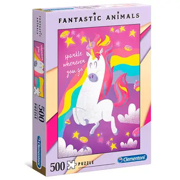 

Puzzle Unicorn Fantastic Animals 500pcs toys table games Clementoni