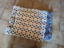 Cama suave de felpa para mascotas, manta cálida de invierno para gatos y cachorros, colchón para dormir, cojín para perros pequeños y grandes, 5 tamaños