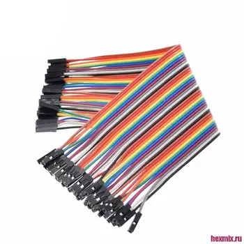 

Tk0838 DuPont flat mounting cable 40-line M-M/F-F/M-F
