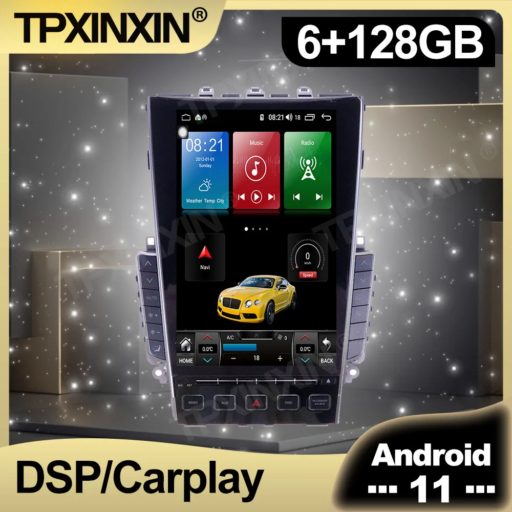 Android 11.0 Tesla Style 12.1 Inch Screen Car Radio For Infiniti Q50