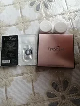 EYESHARE-lentes de contacto de Color negro para chica mágica, lentes de contacto cosméticos, 1 par