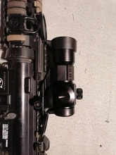 Mira telescópica táctica M3 para aviones, mirilla de punto rojo y verde, brillo ajustable, carcasa de aluminio, impermeable, a prueba de polvo, montaje de riel de 20mm