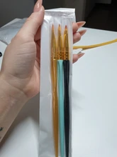 Juego de Herramientas de manicura, trazador de líneas de pintura, brochas de dibujo de flores, lápiz para dibujar pétalos, Gel UV para arte de uñas superior redondo de Metal, 3 uds.