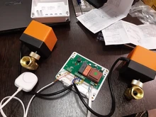 Electric Actuator Thread-Ball-Valve Water-Gas-Oil Brass Motorized 2-Way DN20/DN25 220V